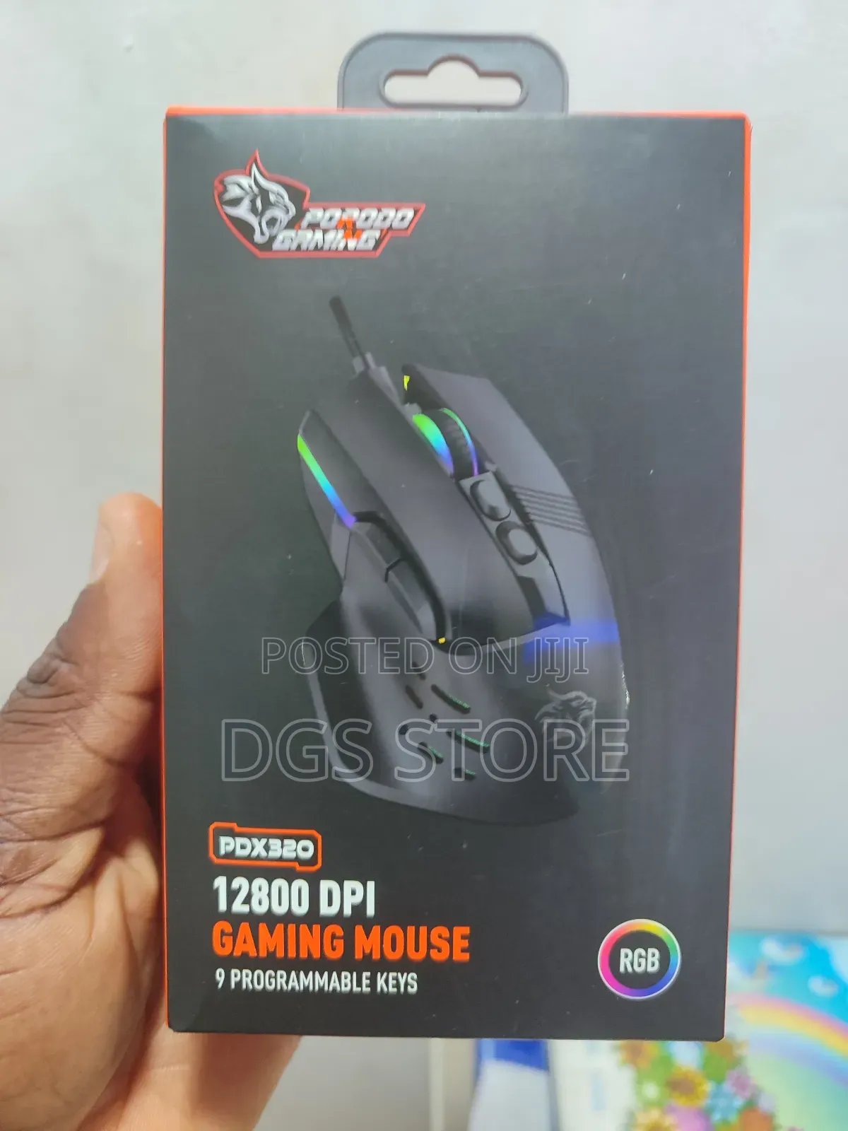 Porodo Gaming PDX 320 12800 DPL Gaming Mouse 9 Programmable