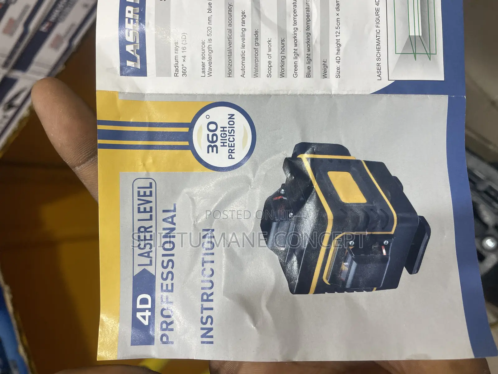 4d Laser Level - 16 Lines