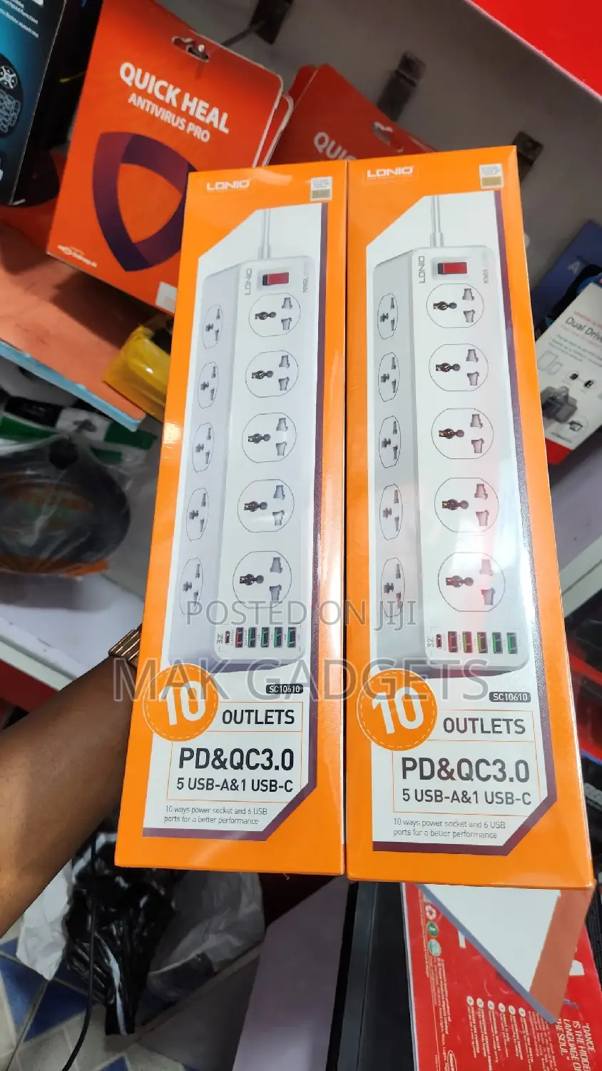 Ldnio Power Strip 4 Universal Socket With 4 Usb Output