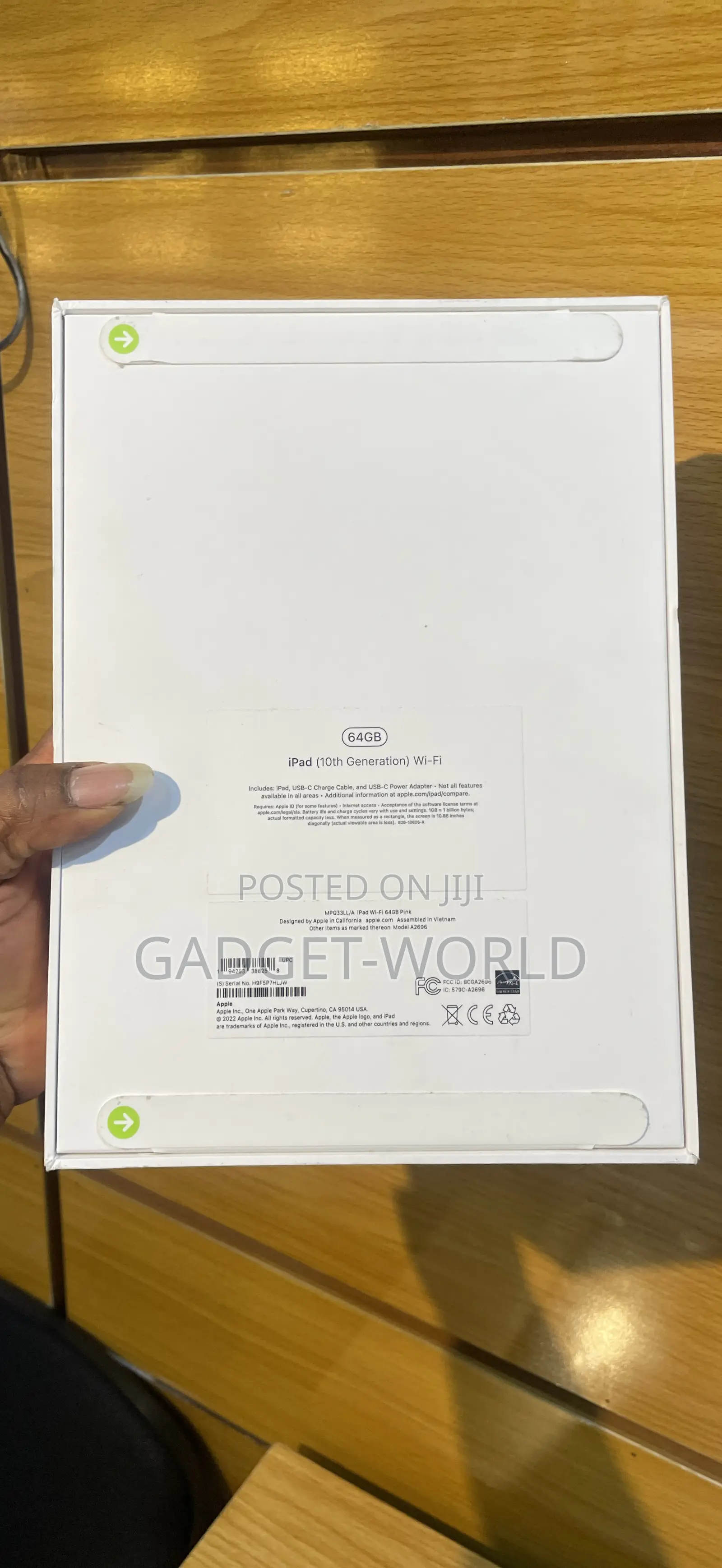 New Apple iPad (2022) 64 GB Pink