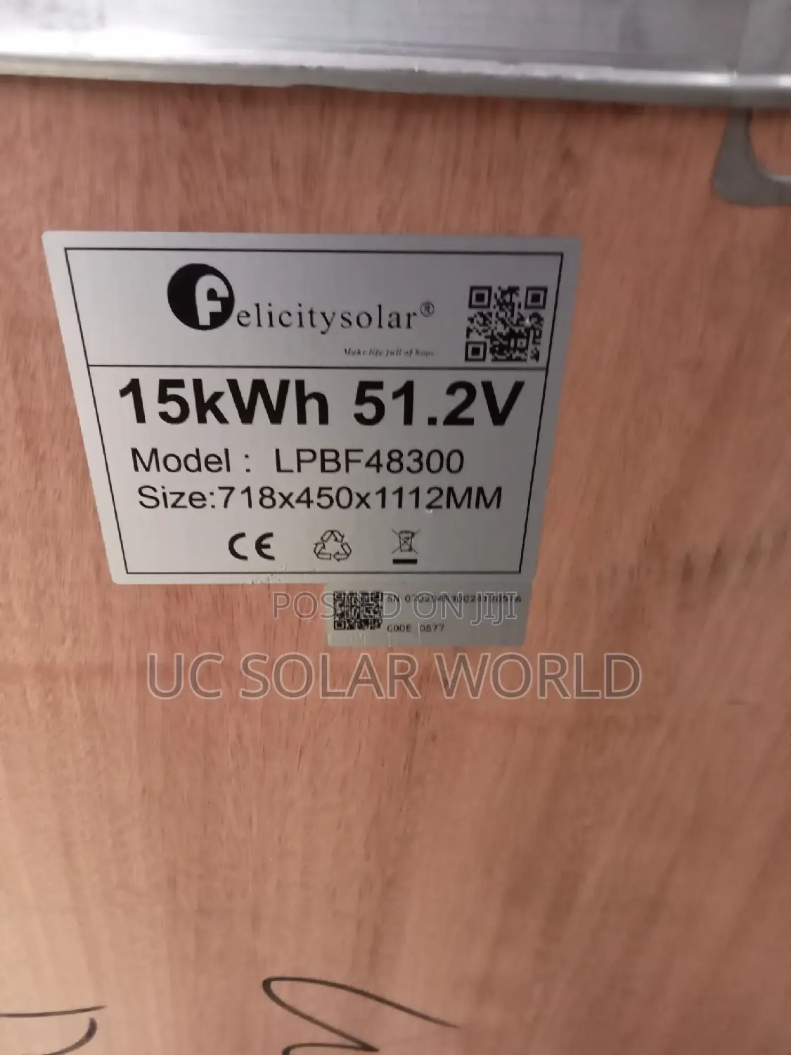 Felicity 15kwh 51.2V Lithium Battery