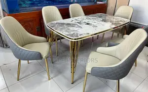 Wooden Top Dinning by Six Seaters