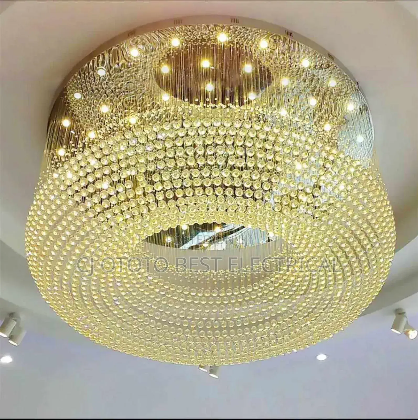 Luxury Or Nothing, Living Room Crystal Flush Light