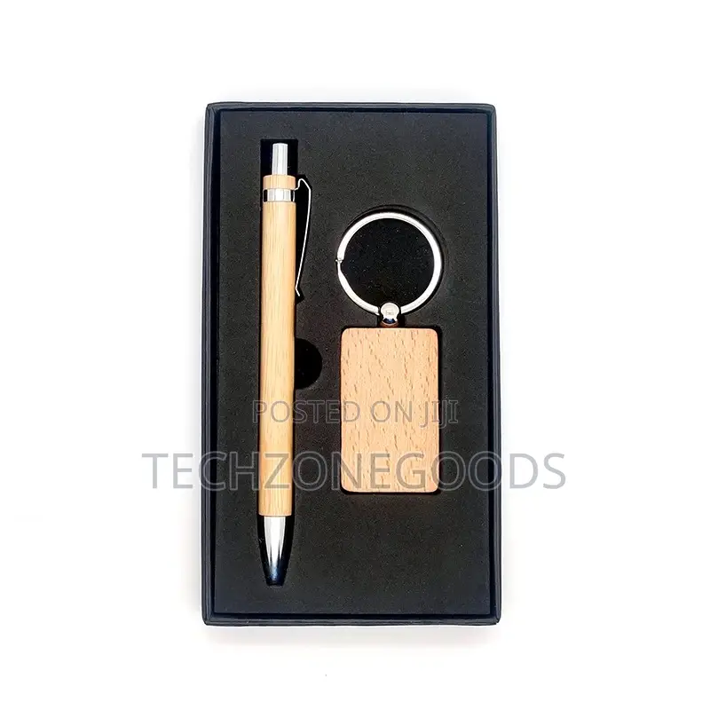 Bamboo Keyring Set