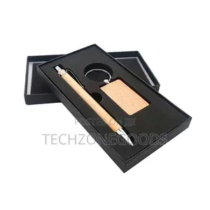 Bamboo Keyring Set