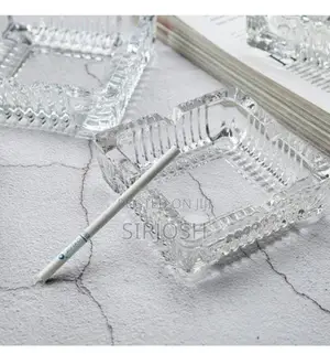 Crystal Glass Ash Tray