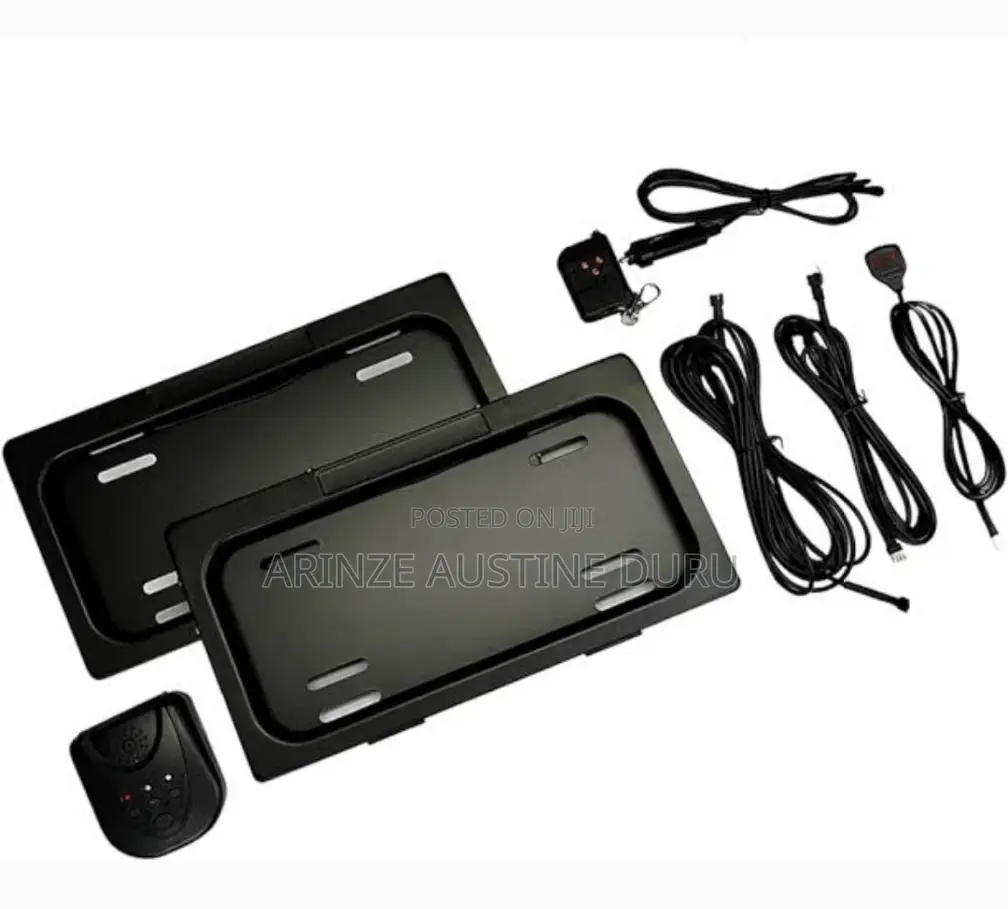 Automatic License Plate Cover