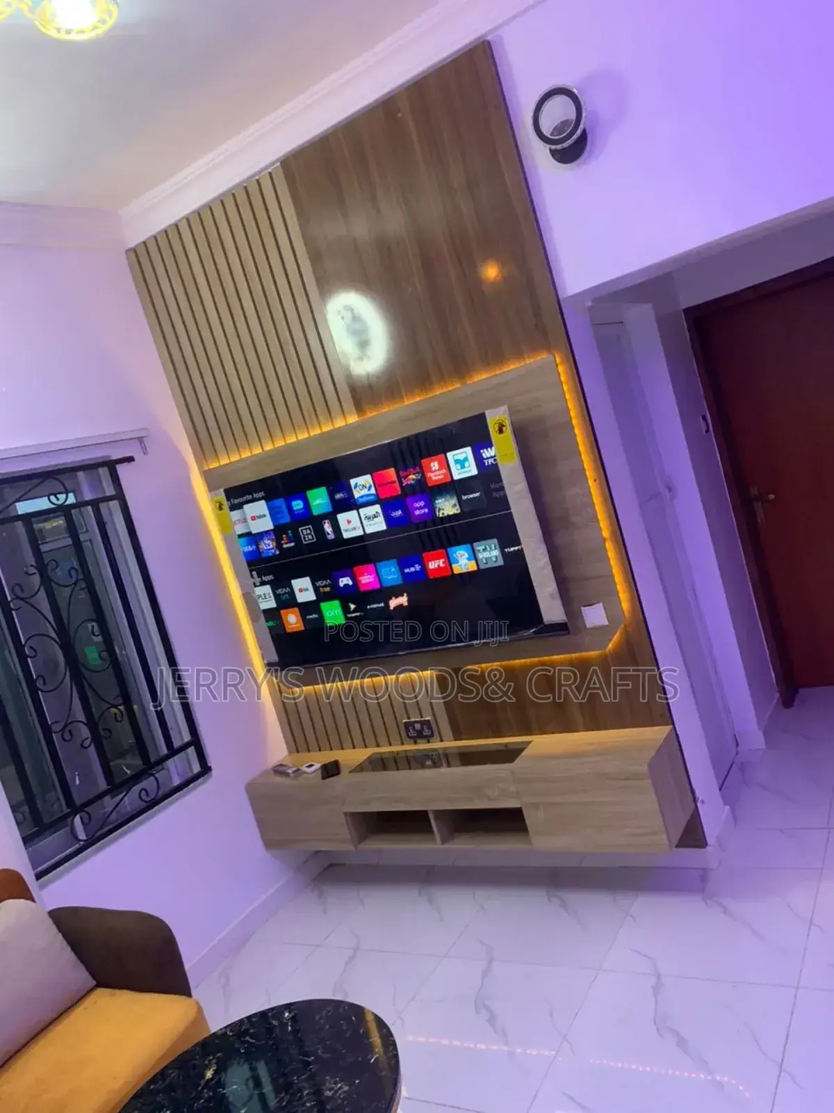 7ft Wall Tv Console