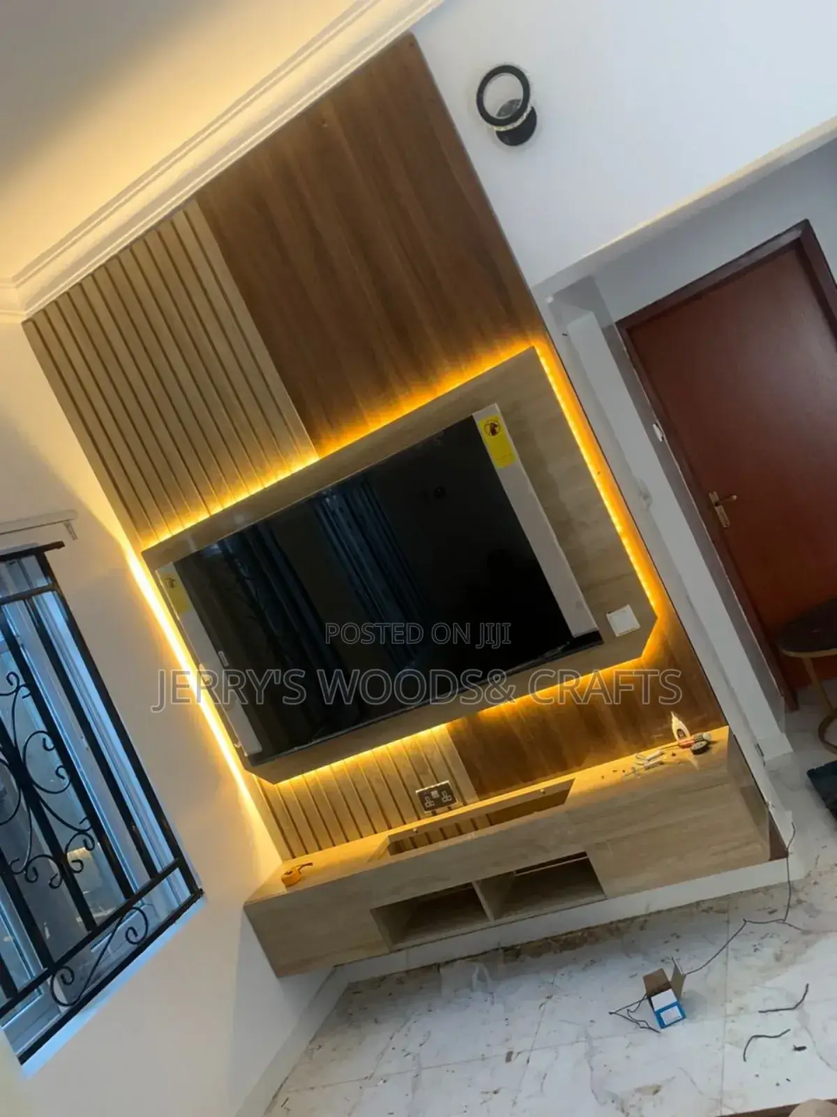 7ft Wall Tv Console