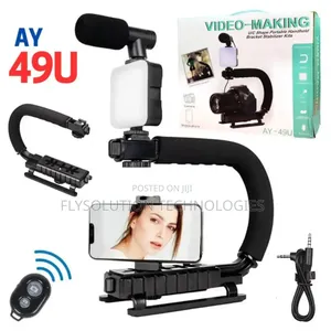 AY-49U Video Making Led Ring Selfie Light Kit