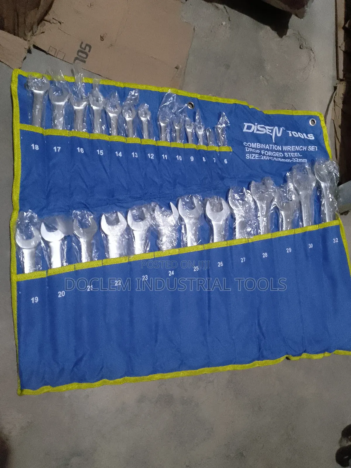 6_32mm Complete Set of Combinations Spanners