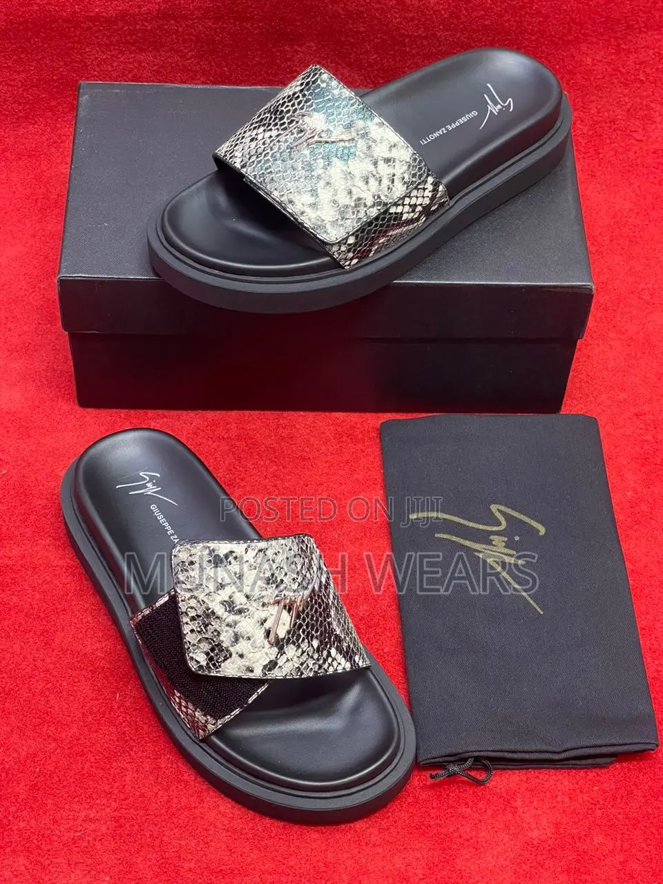 Zanotti Leather Slipers