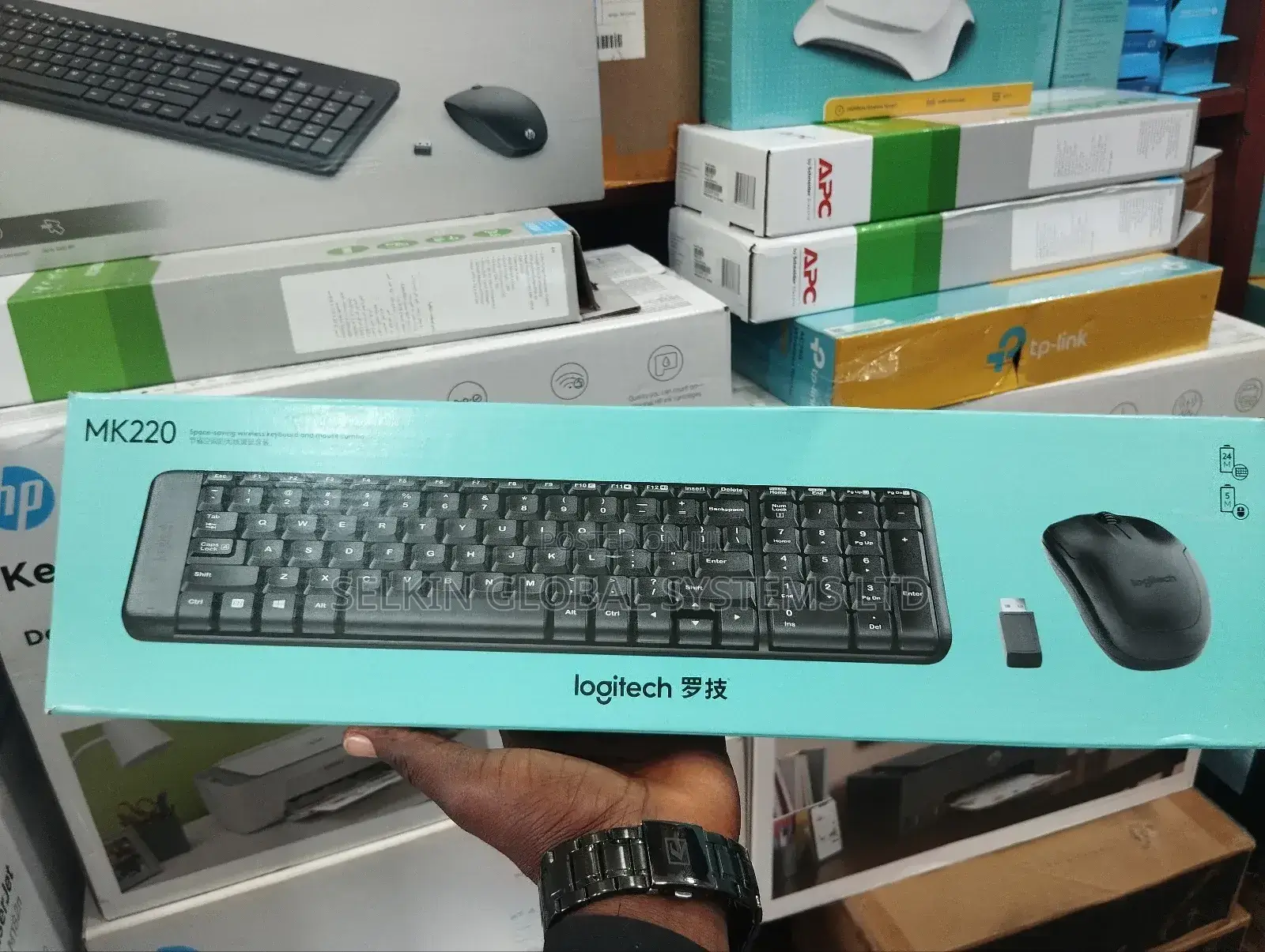 Logitech Mk 220 Wireless Keyboard and Mouse for sale - Selkin Global ...