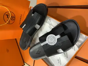 Original Leather Hermes Slipers
