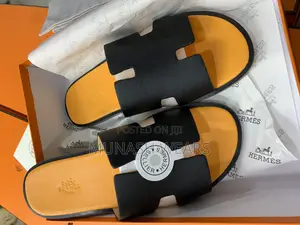 Original Leather Hermes Slipers