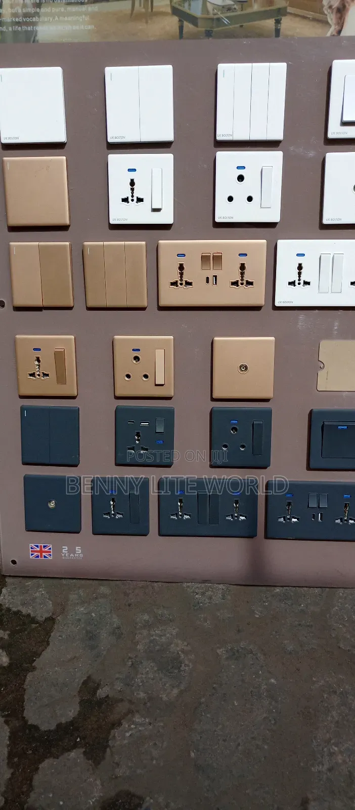 Luxury England Switch's and Sockets