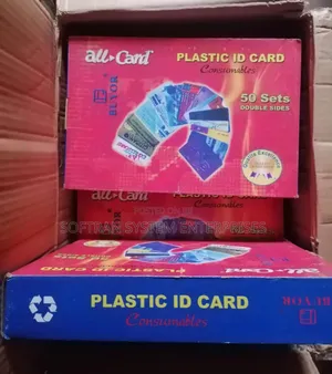 Buyor Plastic Id Card Consumable - 50 Sheets