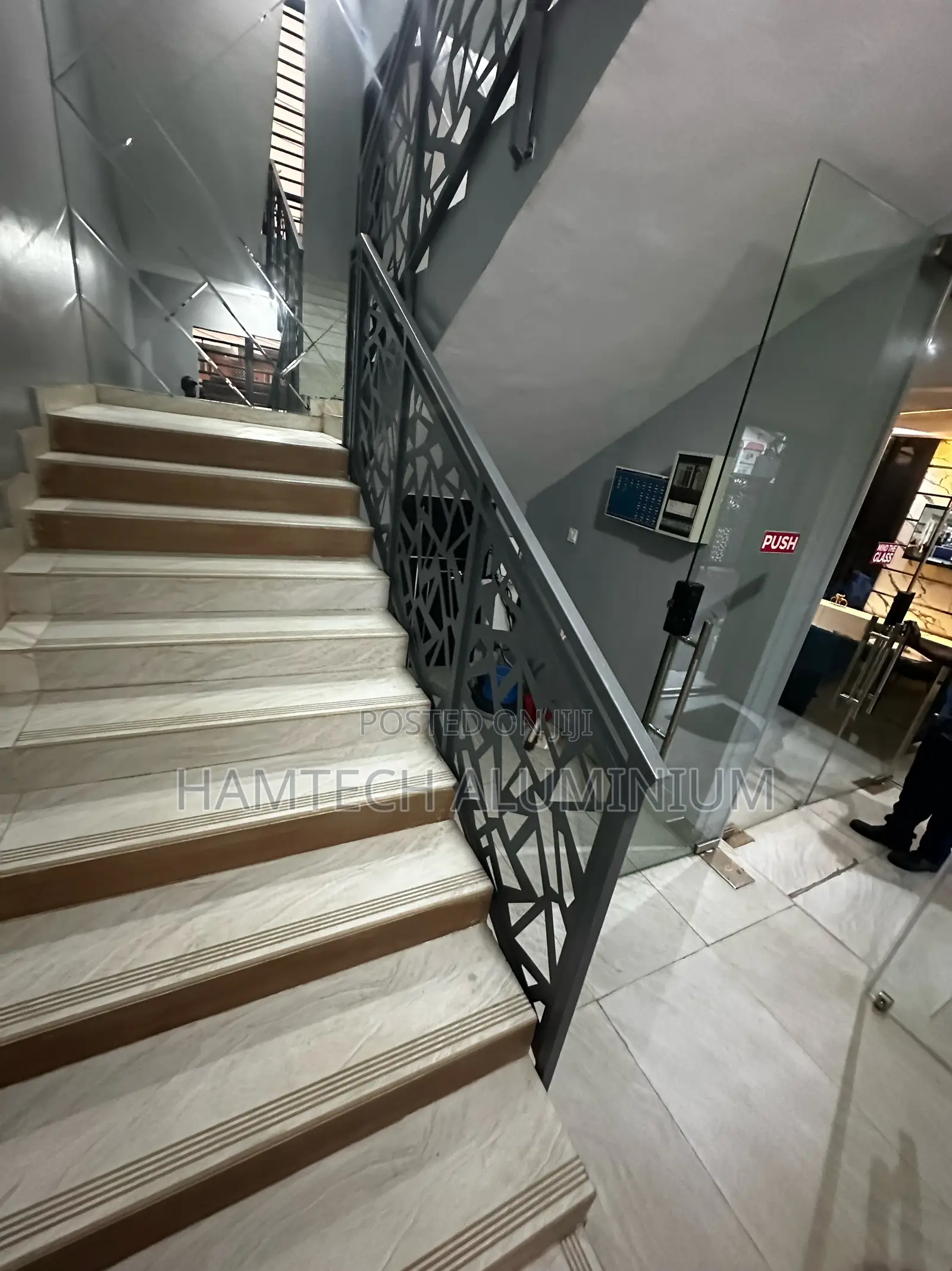 Laser Staircase Iron Handrail