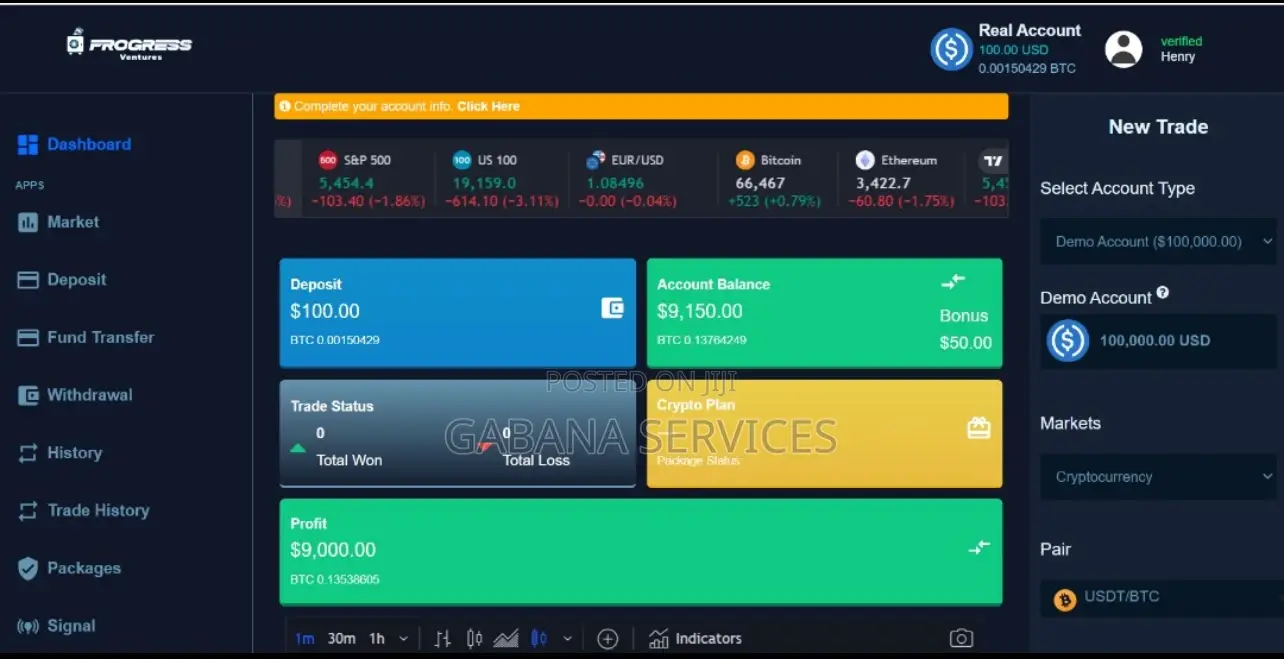 Broker Investment Website