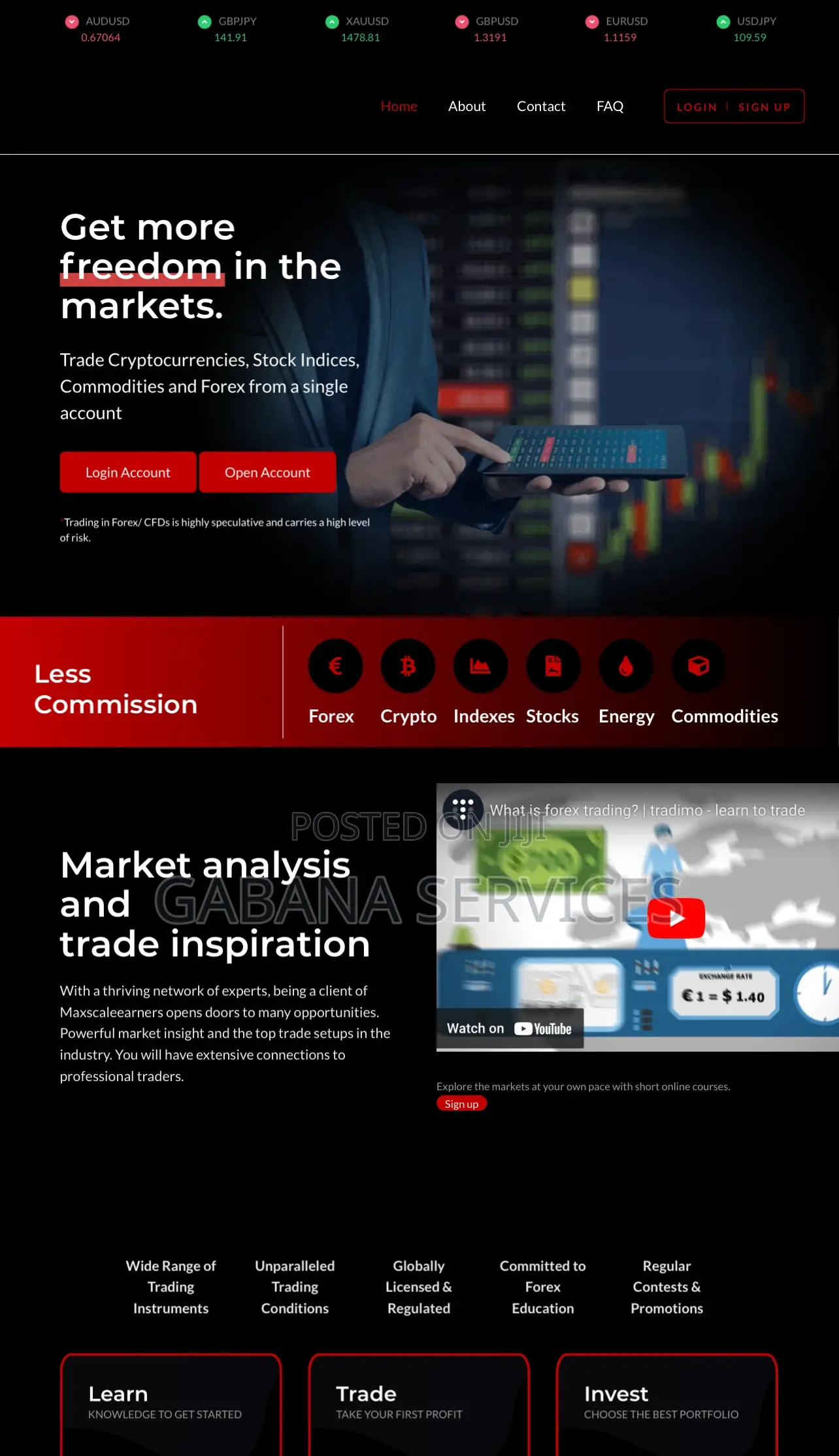 Broker Investment Website