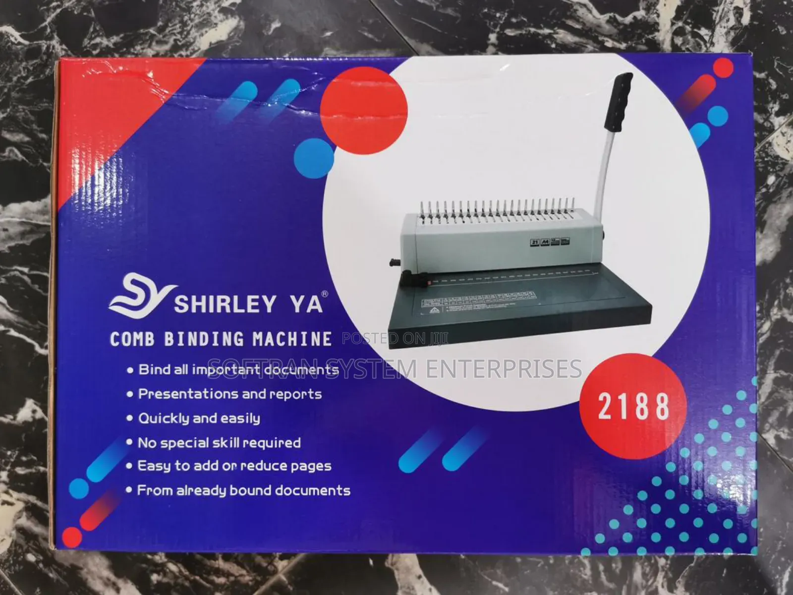 SHIRLEY YA Small Binding Machine (2188)