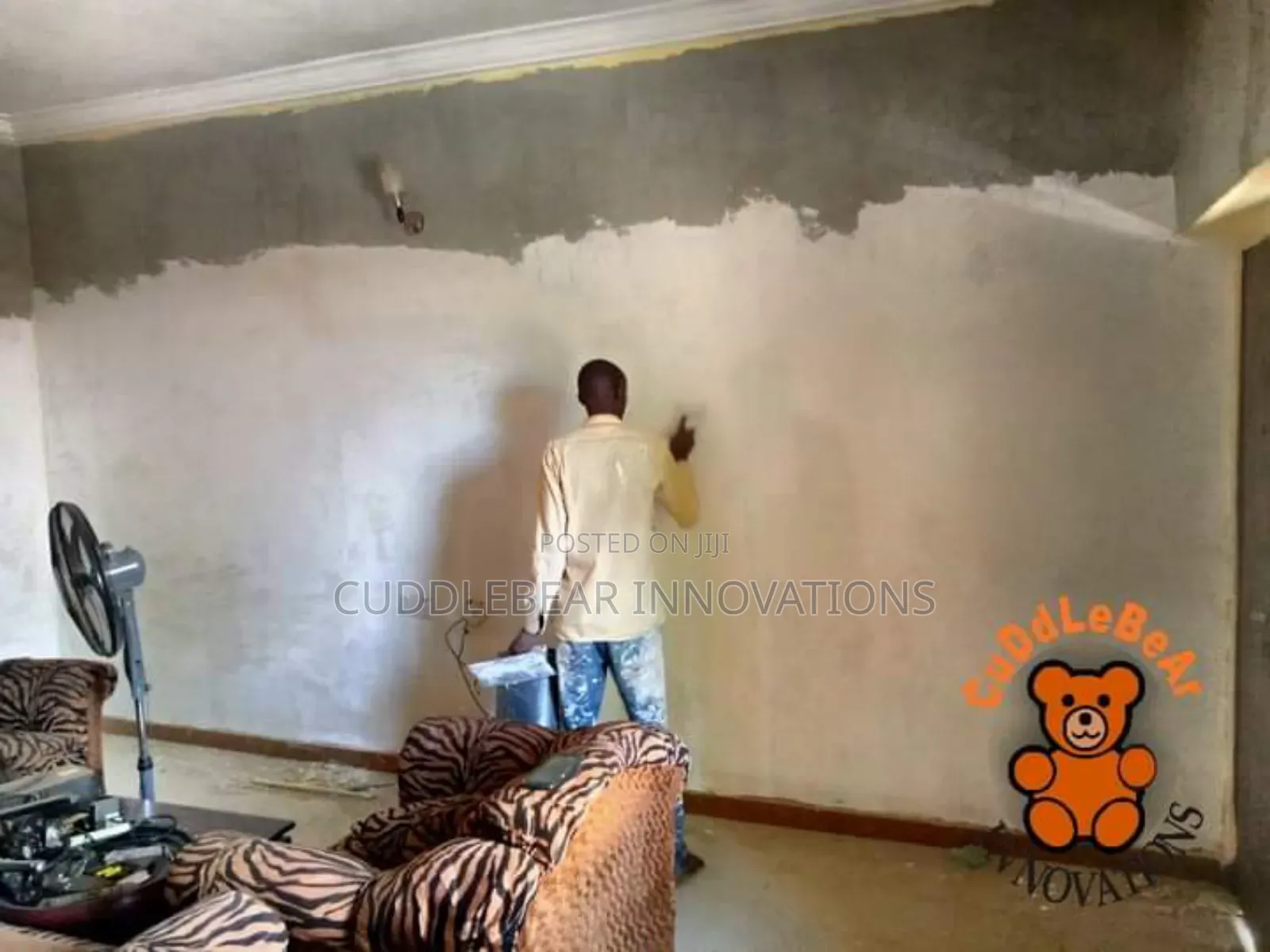 Painting Screeding, Wallpaper, 3D Panelling, Blinds More