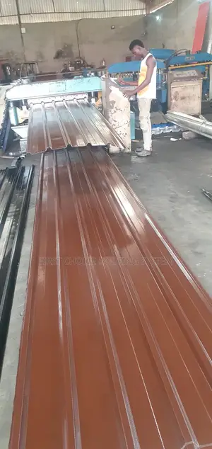 Long Sparn Green And Brown Roofing Sheets