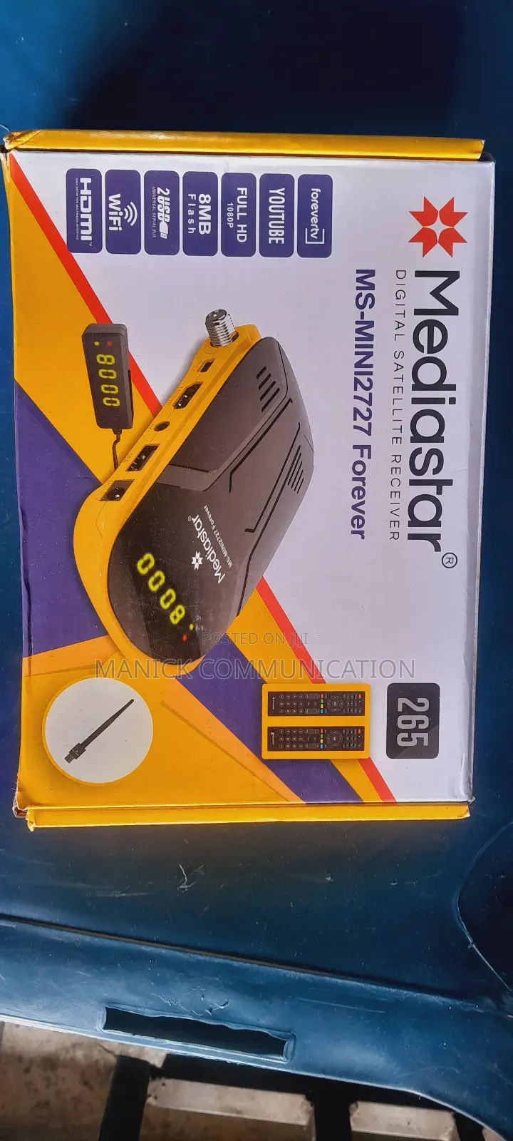 Mediastar Ms-Mini2727 Forever H.265 Decoder