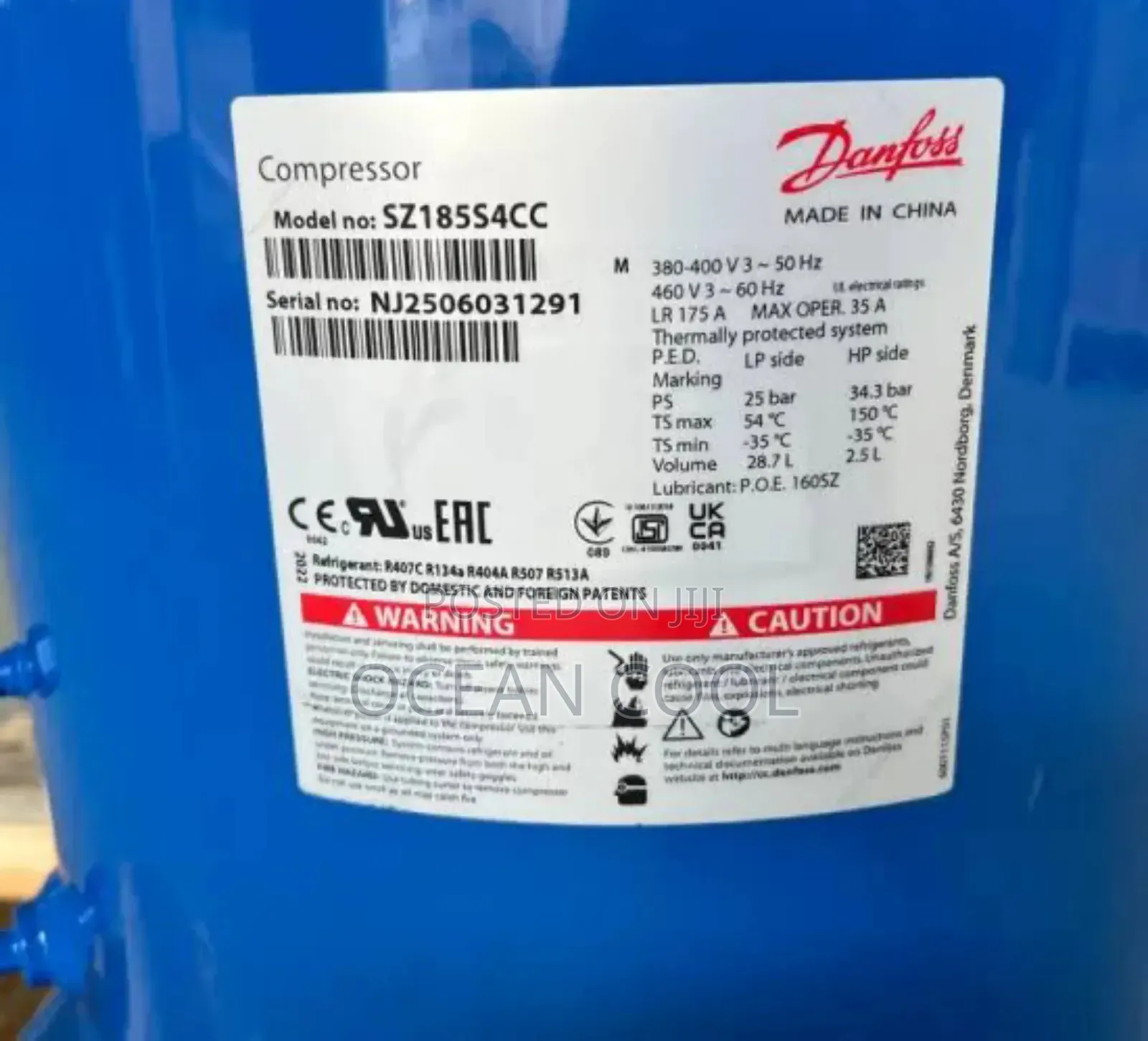 Danfoss Compressor Sz185