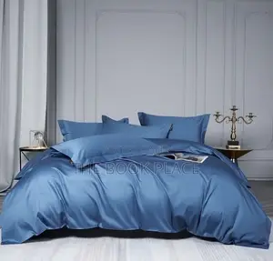 Blue Cotton Bedding and Duvet