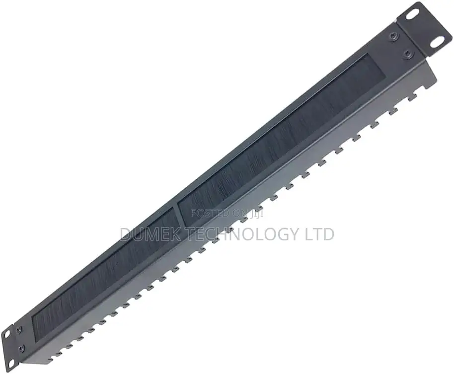 1U Brush Cable Manager