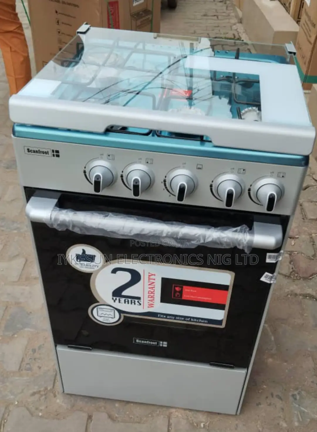 Original Scanfrost Automatic Standing Gas Cooker 50x50cm
