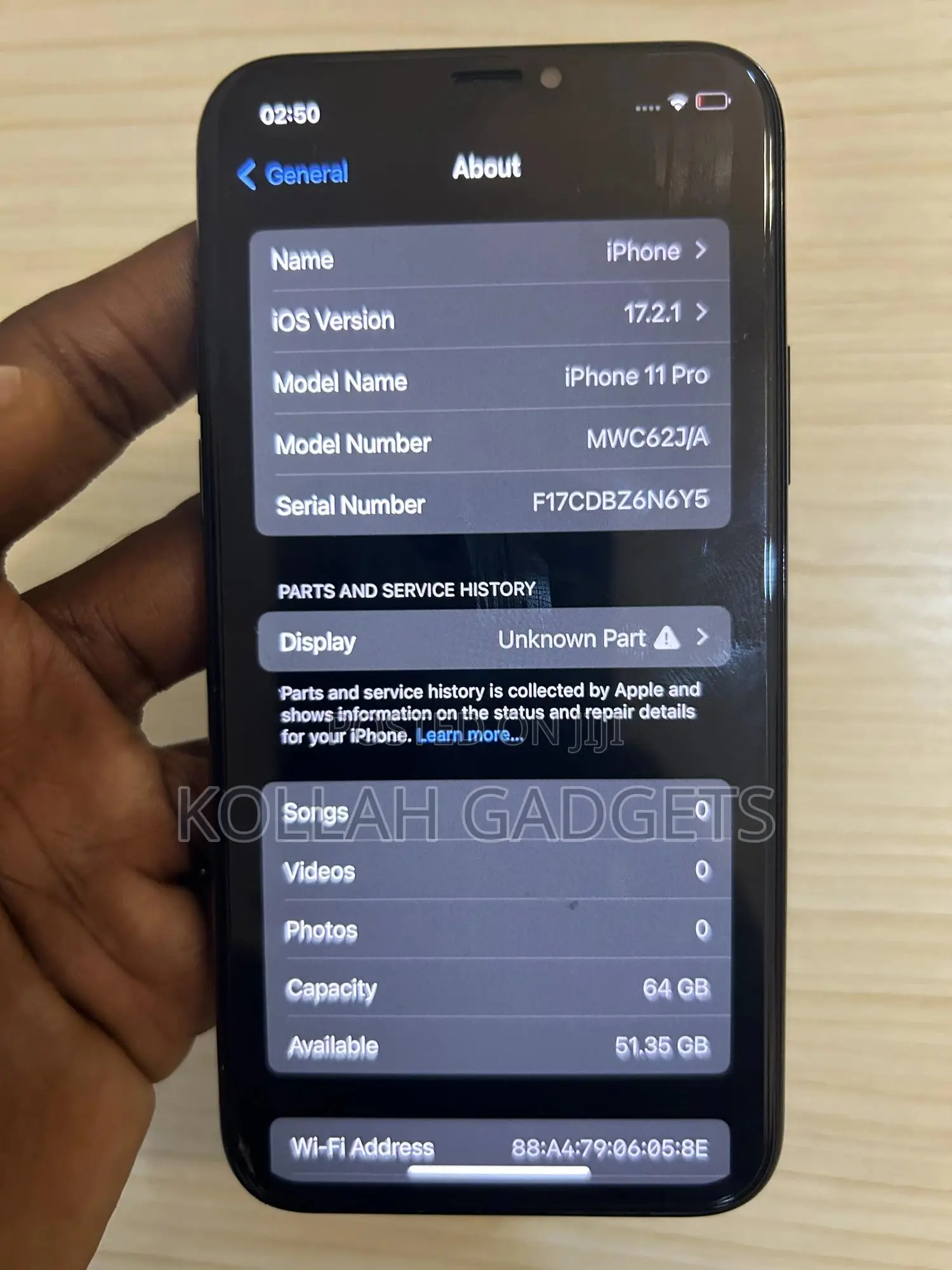Apple iPhone 11 Pro 64 GB Black