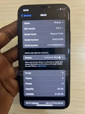 Apple iPhone 11 Pro 64 GB Black