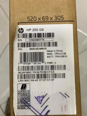 New Laptop HP 250 G8 16GB Intel Core I7 SSD 512GB
