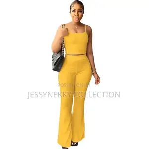 Luxurious Ladies Trouser and Tan Top