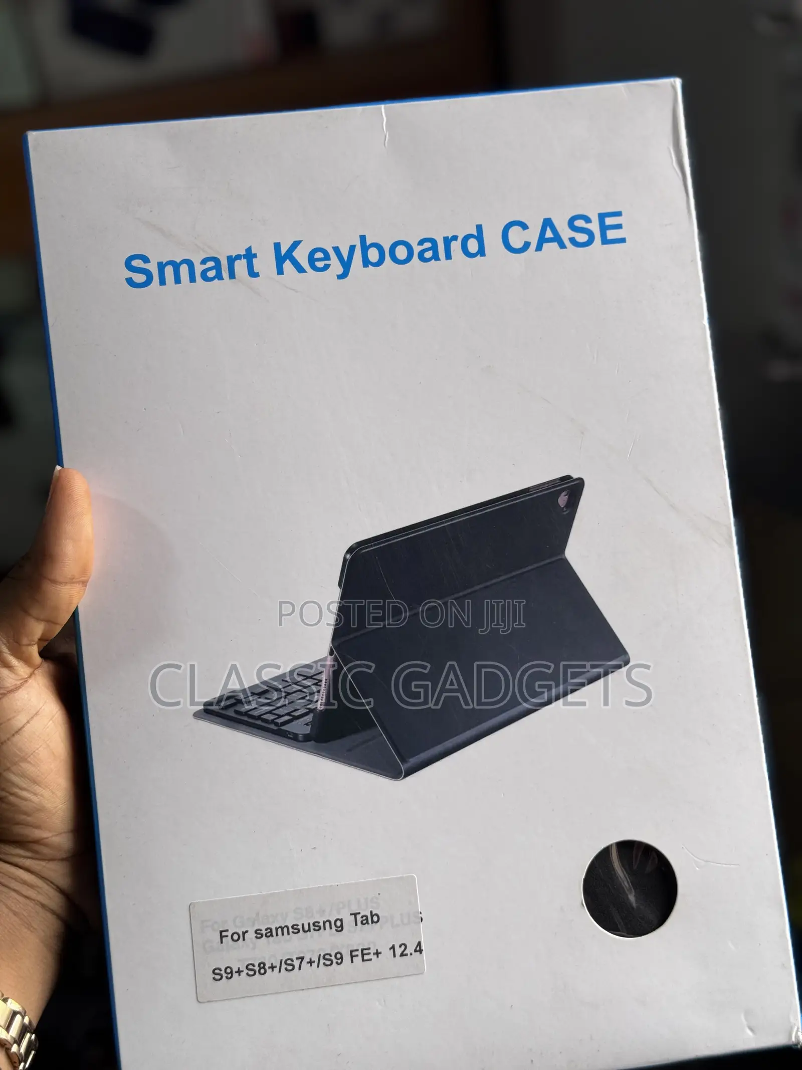 Backlit Keyboard With Touchpad for Galaxytab S8+/S7fe/S7+