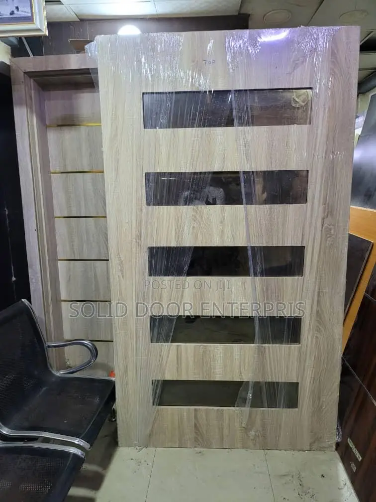 A Solid HDF Glass Door