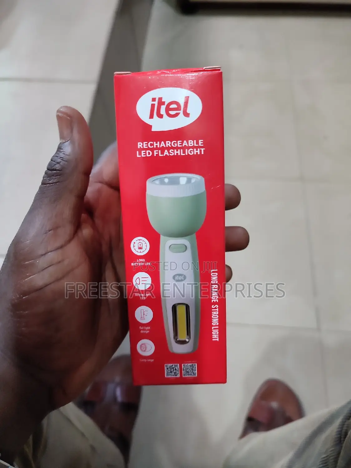 Itel Rechargeable Torch Light. Itel Double Torch Light 