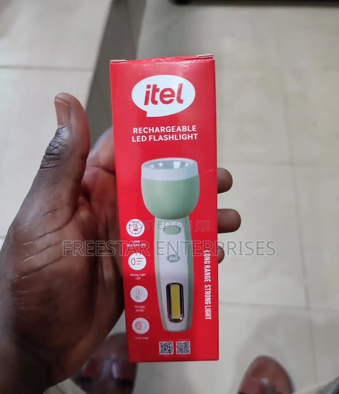 Itel Rechargeable Torch Light. Itel Double Torch Light 