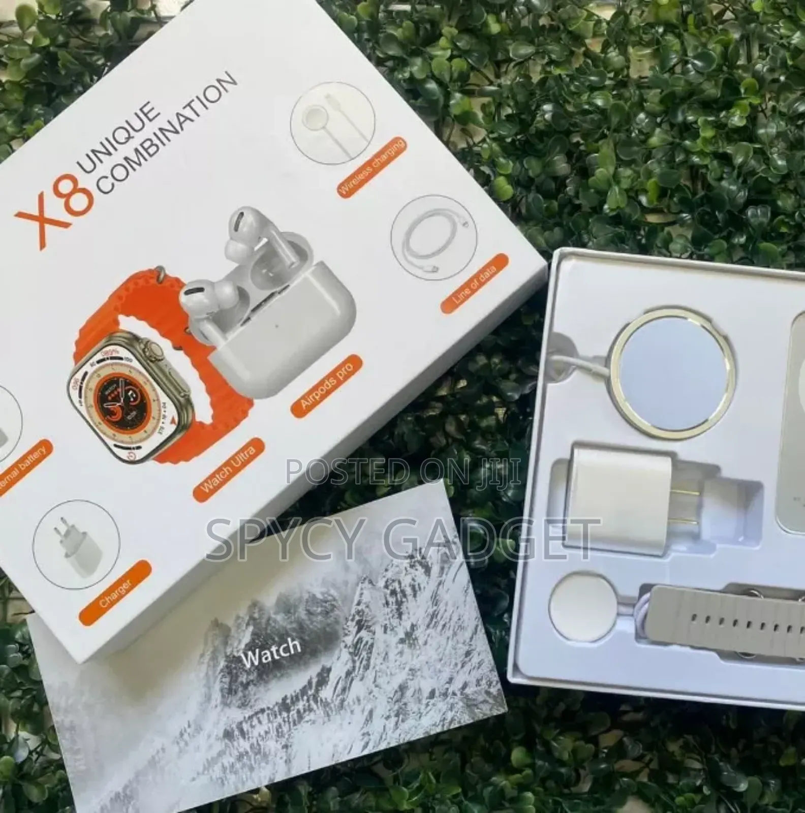X8 Unique Combination Smartwatch With Earbud