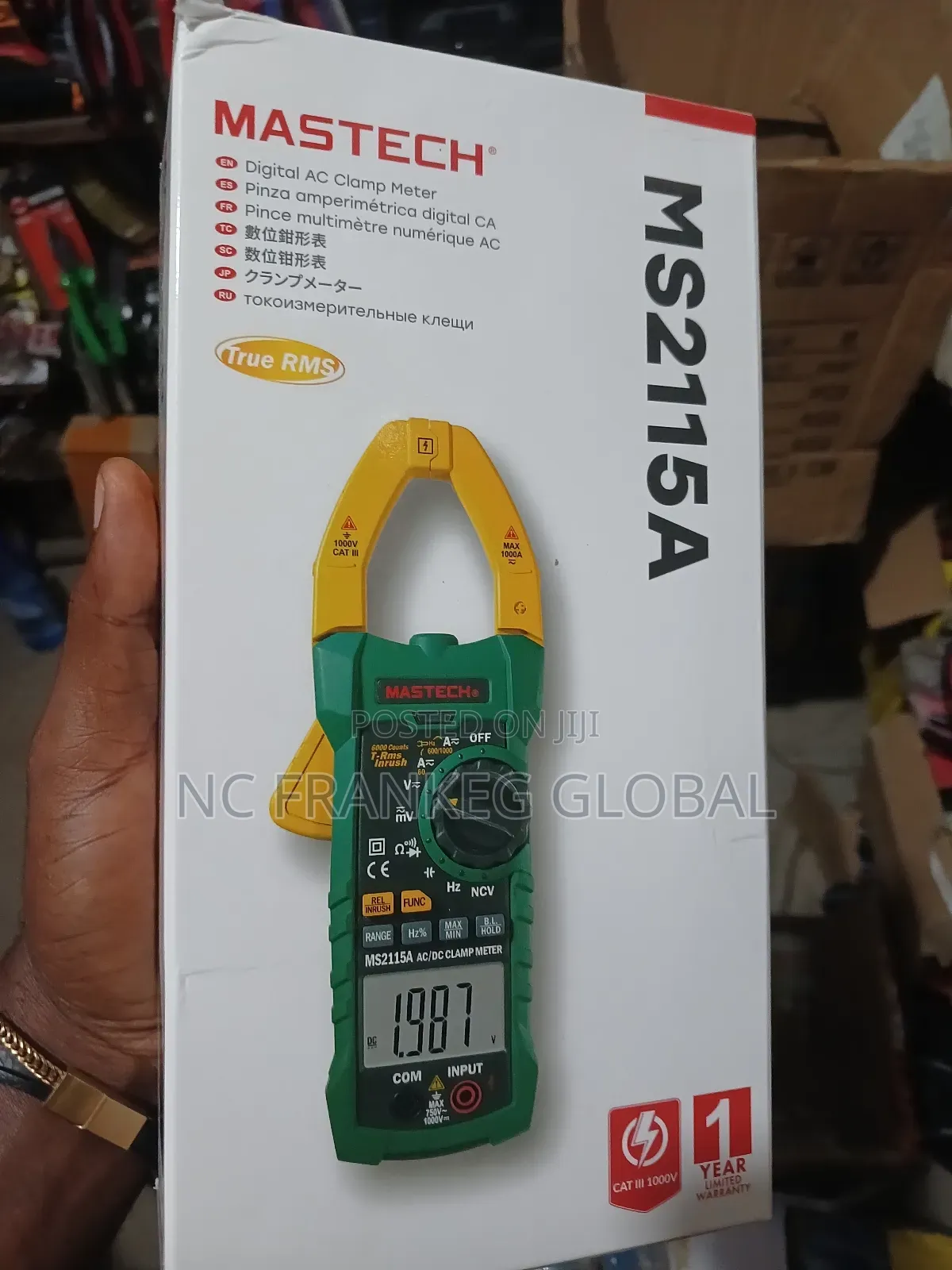 Industrial Ac/Dc Mastech Clamp Meter