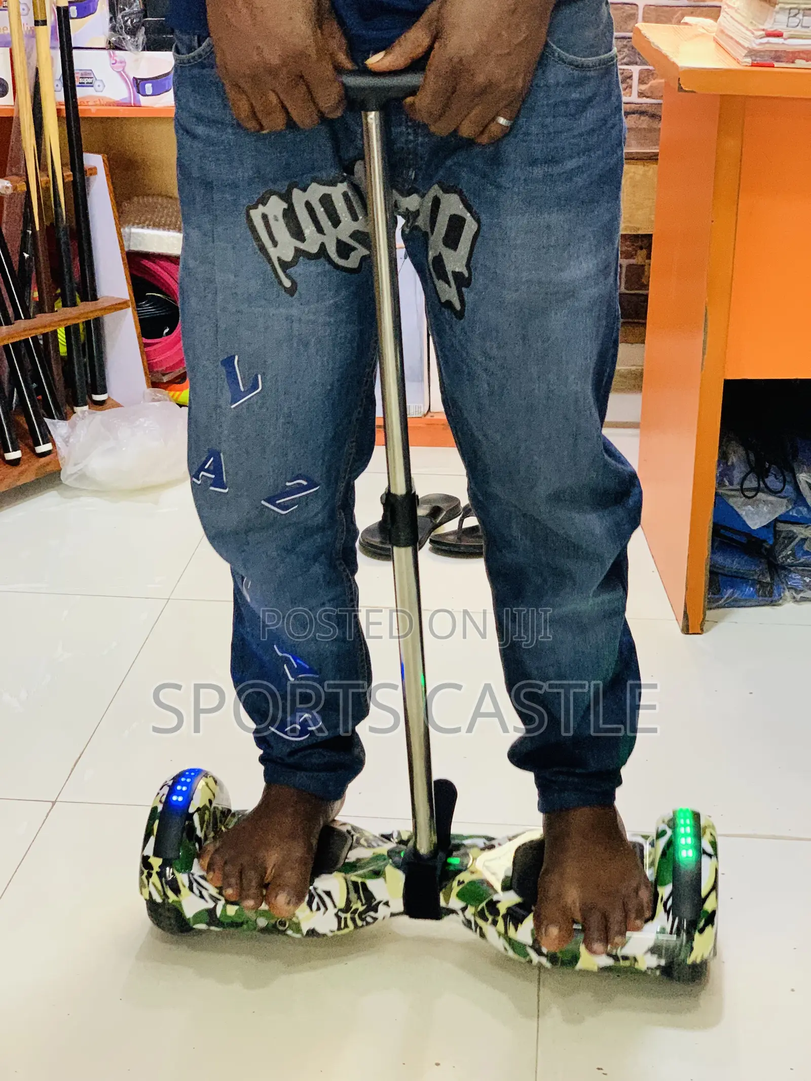 Hoverboard With Handle