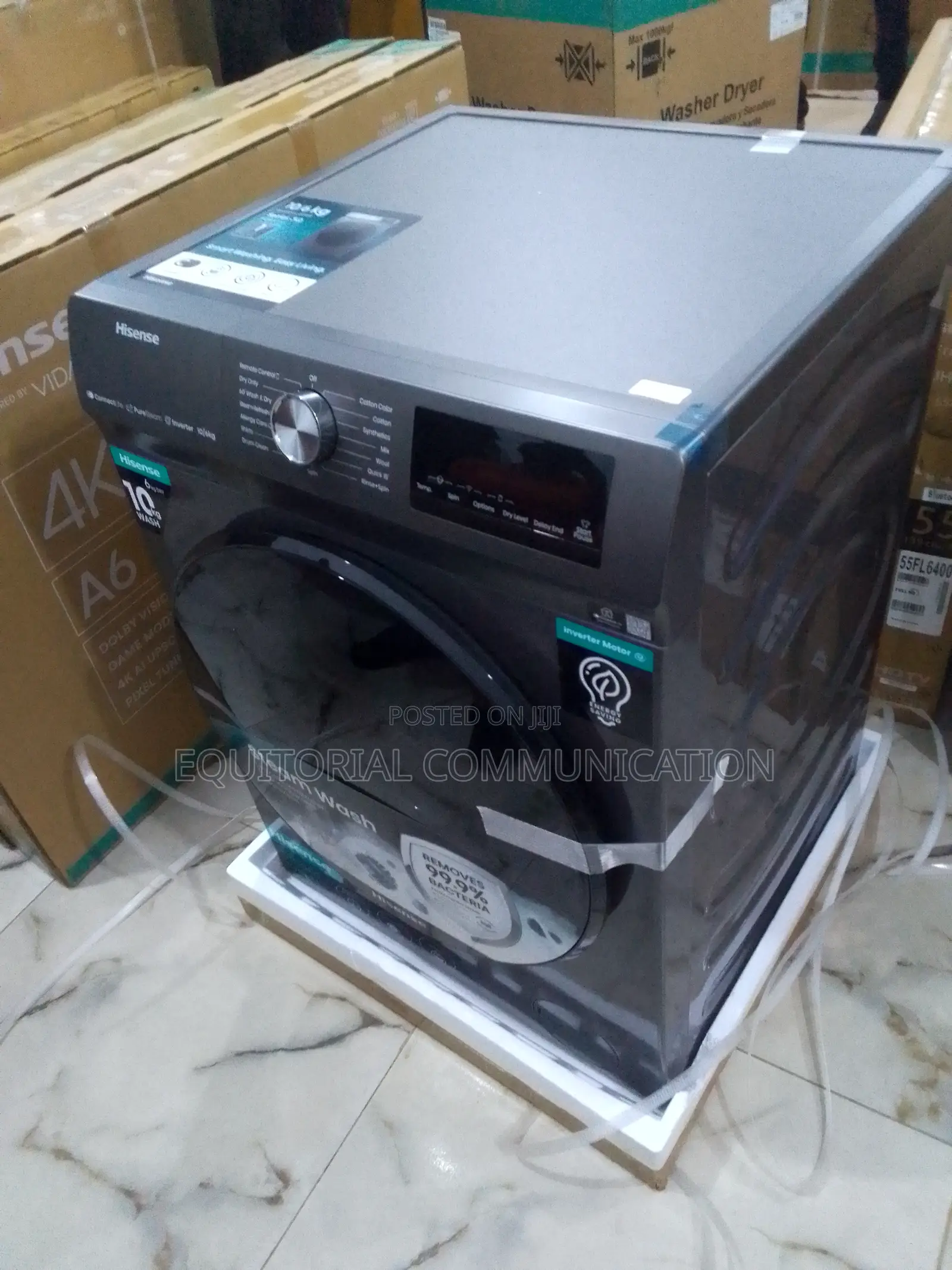 Powerful Hisense 10kg Front Loader Washing Machine 