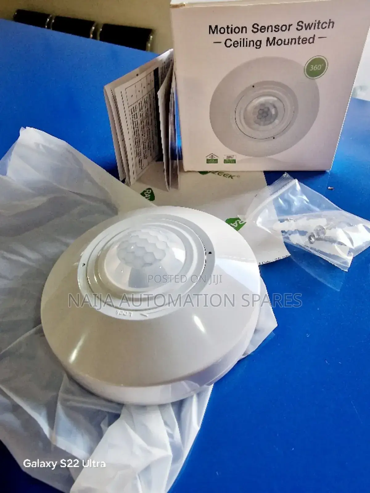 Motion Sensor Switch | Ceiling Mounted L 220 Vac RZ036