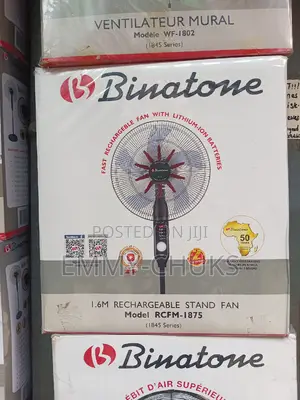 Powerful Binatione Rechargeable Fan