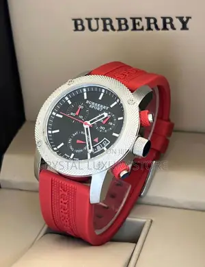 Burberry Quality Luxury Rubber Strap Wristwatch