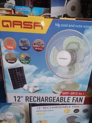 Photo - Qasa 3 in 1 Table Rechargeable Fan