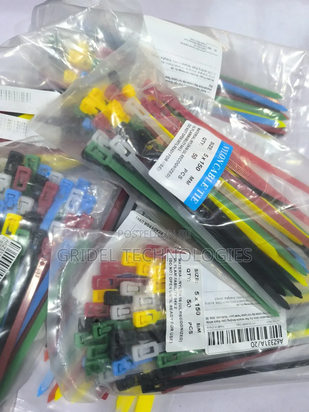 Reusable Cable Ties 50x150mm 50pcs