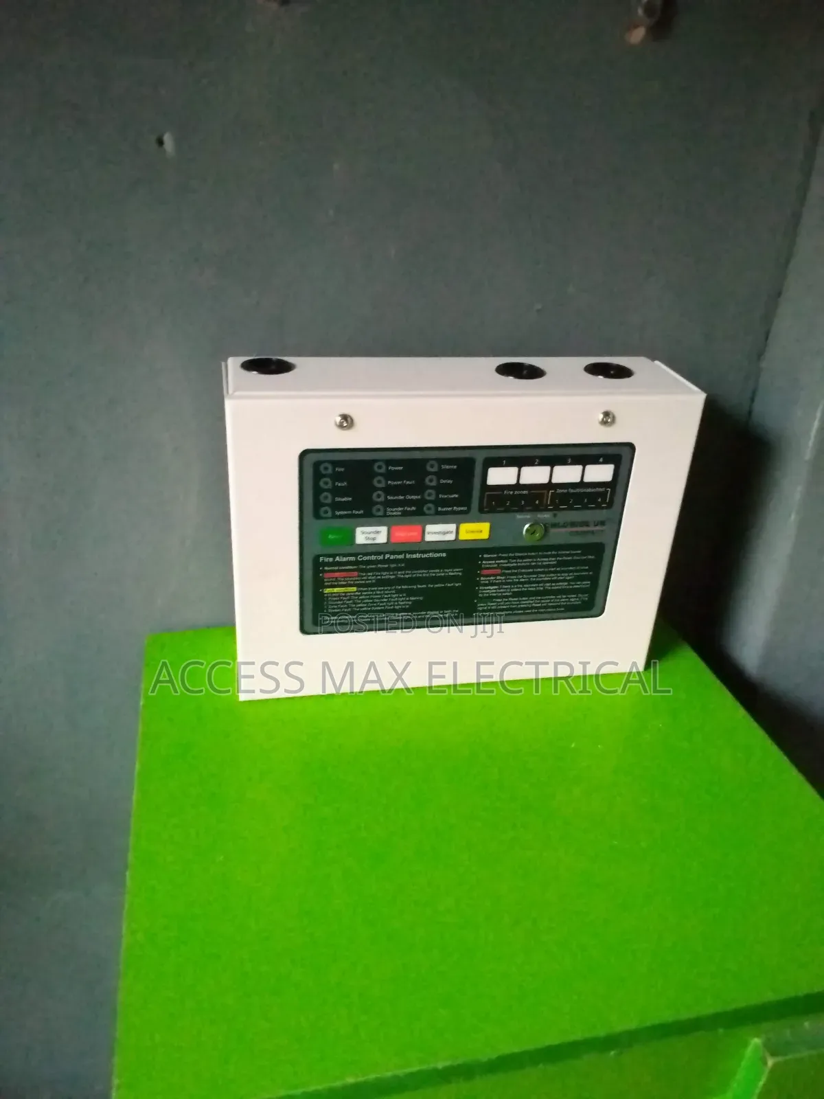 4 Zone Fire Alarm Panel Sensor